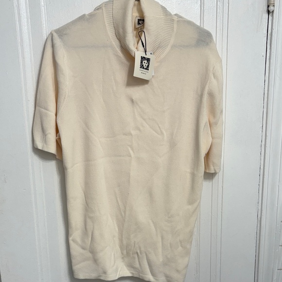 Anne Klein Cream Turtleneck Sweater - Picture 1 of 7